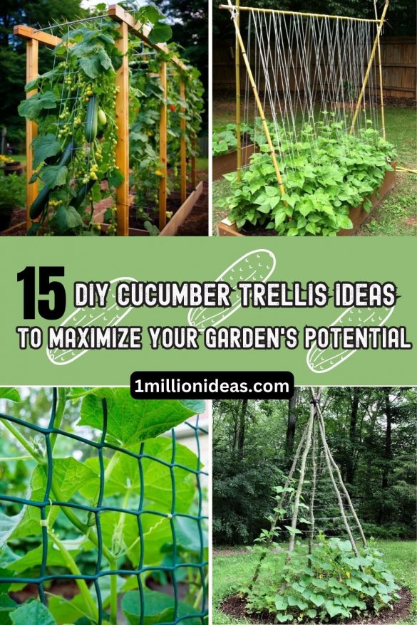 Diy Cucumber Trellis Ideas To Maximize Your Garden S Potential