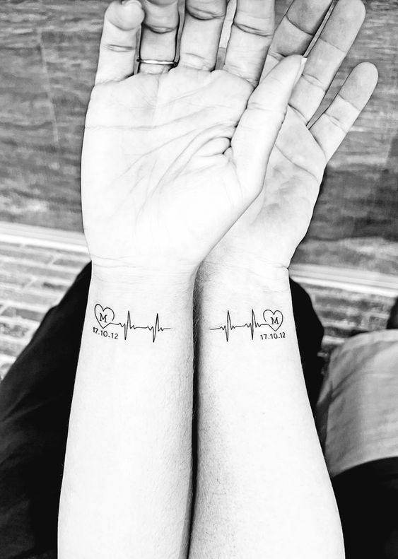 22 Deep And Beautiful Couple Tattoos To Get Asap 