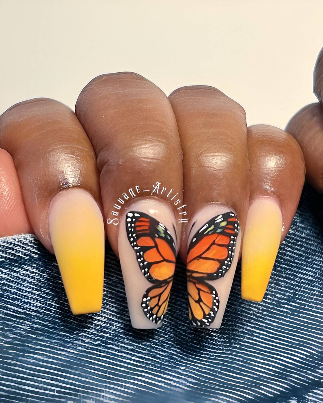 25 Charming Butterfly Nail Ideas Every Girl Should Copy ASAP - 189
