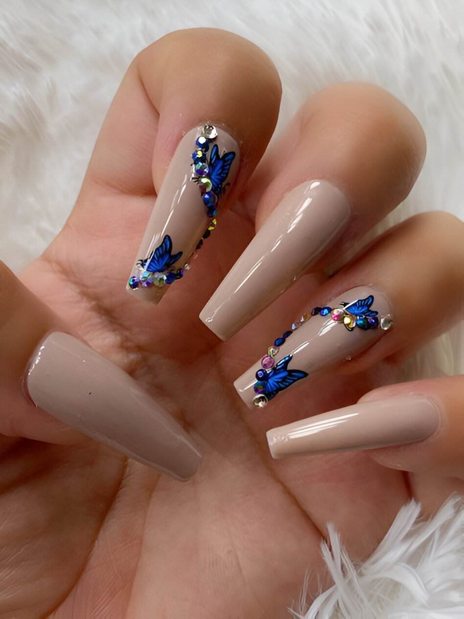 25 Charming Butterfly Nail Ideas Every Girl Should Copy ASAP - 199