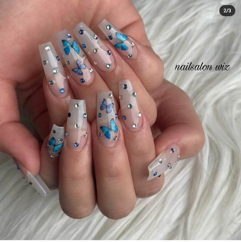 25 Charming Butterfly Nail Ideas Every Girl Should Copy ASAP - 207
