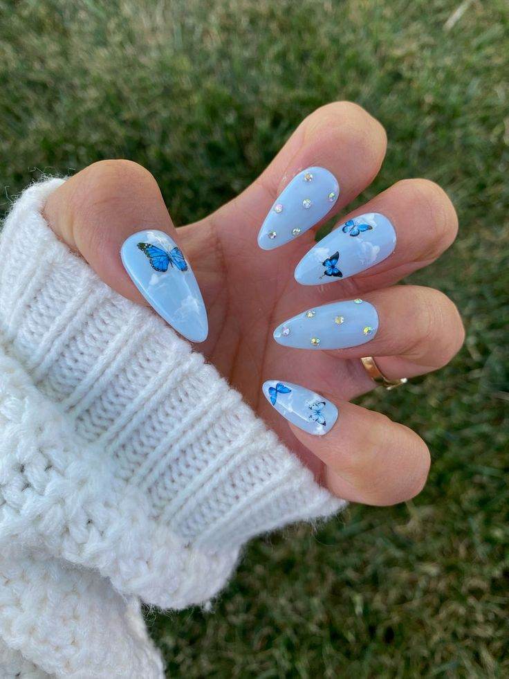 25 Charming Butterfly Nail Ideas Every Girl Should Copy ASAP - 177