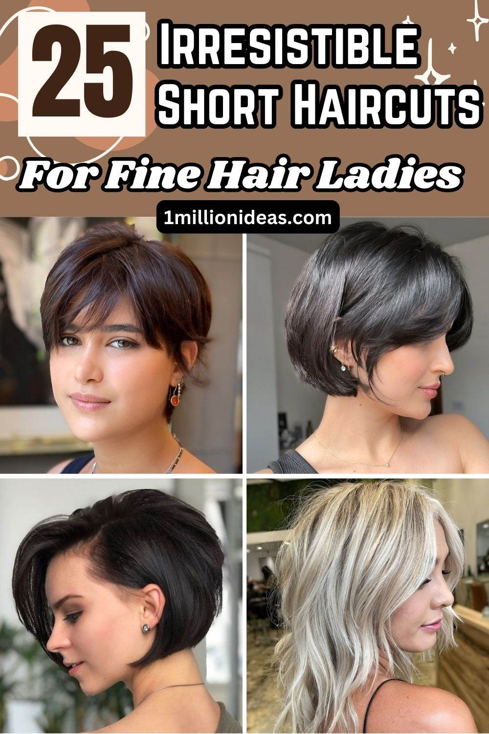 25 Irresistible Short Haircuts For Fine Hair Ladies