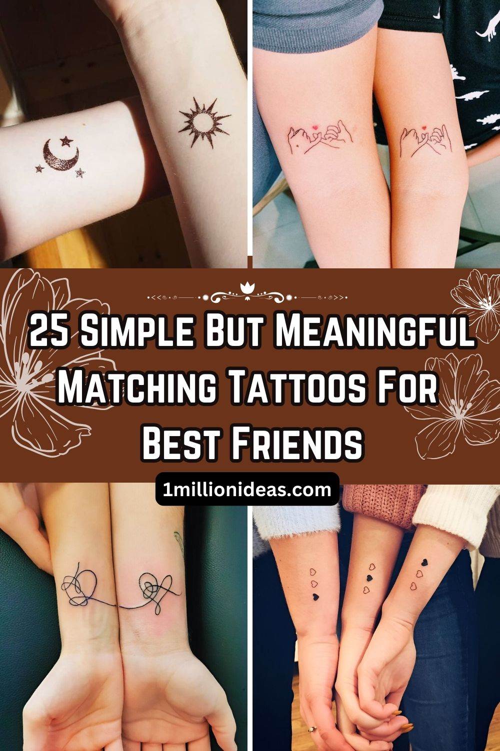 25 Simple But Meaningful Matching Tattoos For Best Friends