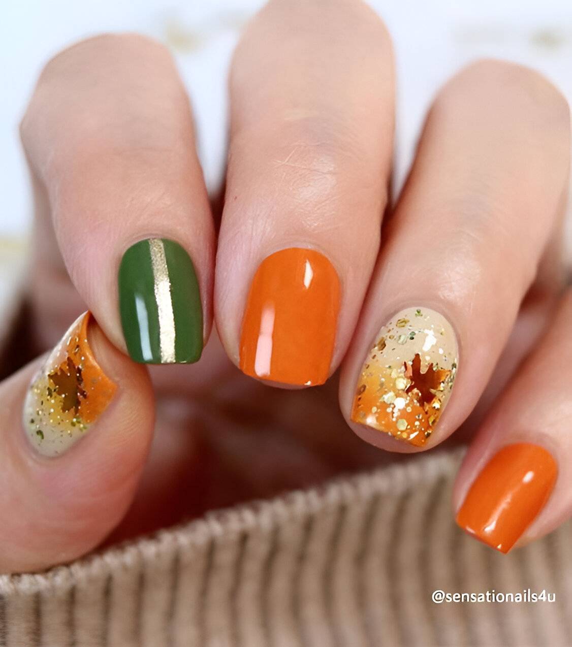 30 Autumn Nail Designs Too Chic To Resist - 225