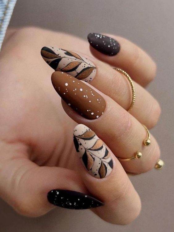 30 Autumn Nail Designs Too Chic To Resist - 239
