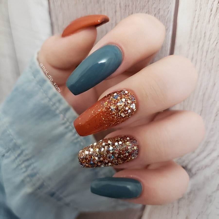 30 Autumn Nail Designs Too Chic To Resist - 199