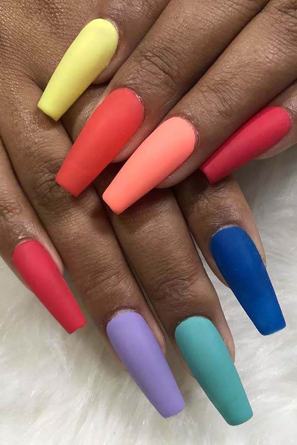30 Colorful Nail Art Designs To Have Fun And Stay Fabulous - 229