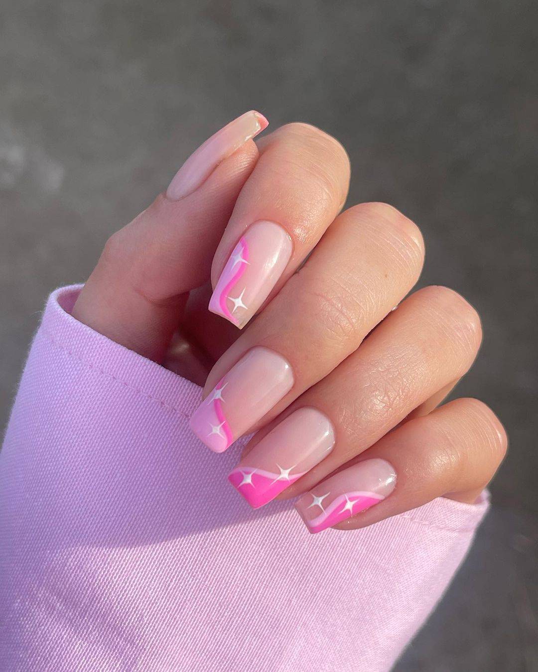 30 Fabulous Barbie Nails To Keep Up With The Barbiecore Trend - 203