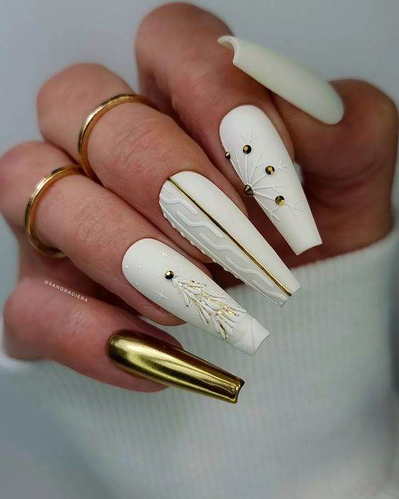 30 Glamorous Coffin Nail Ideas For The Ultimate Charm