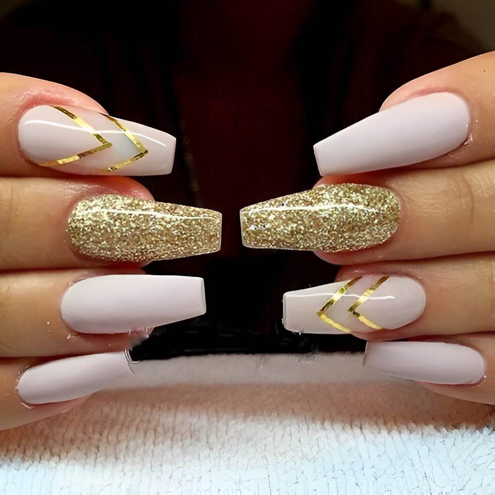 30 Glamorous Coffin Nail Ideas For The Ultimate Charm