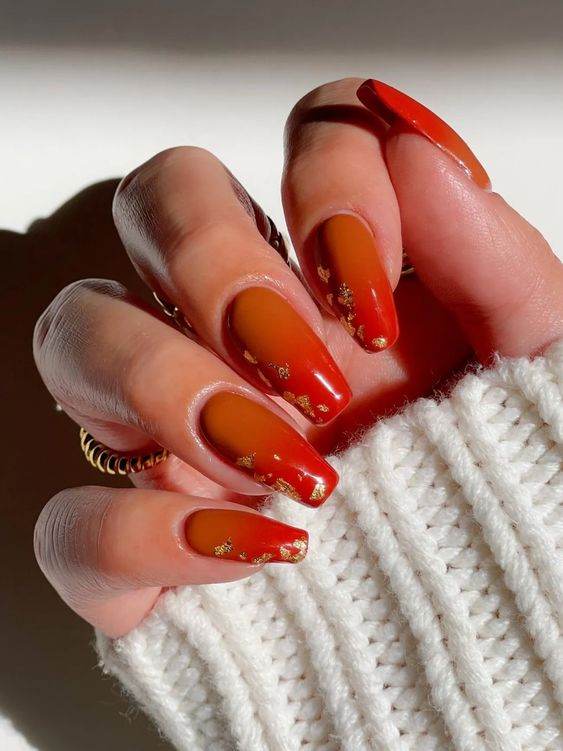 30 Simple Yet Gorgeous Burnt Orange Nail Ideas For A Chic Autumn 6192