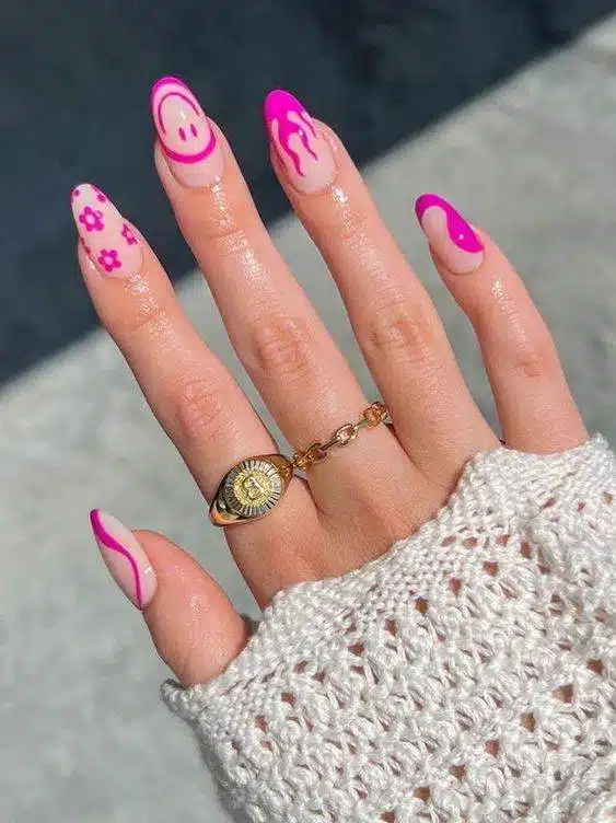 30 Stunning Pink Nail Ideas Too Charming To Skip - 245