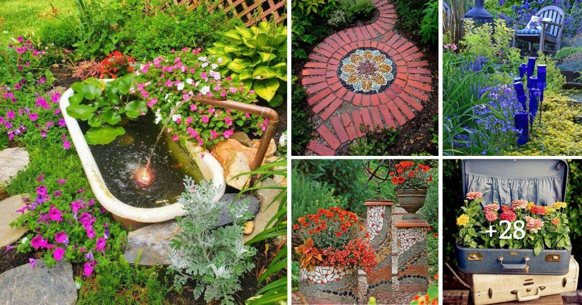 30 Recycled Garden Projects To Revamp Your Backyard