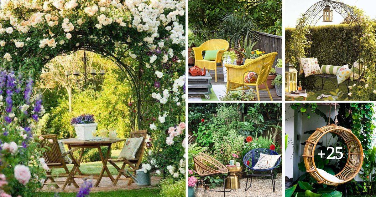 30 Artful Garden Seating Ideas For Stylish Landscape