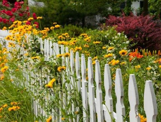 33 Garden Fence Ideas Adorned With Stunning Flowers - 265