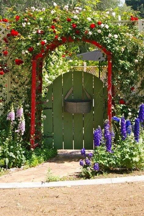 30 Garden Gate Ideas To Make A Strong Impression - 221