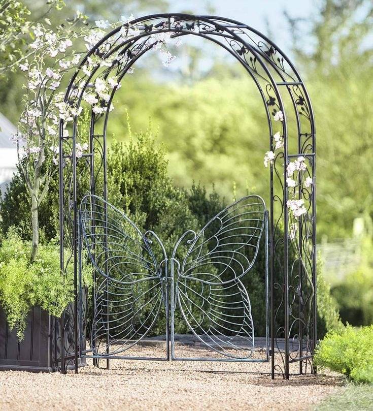30 Garden Gate Ideas To Make A Strong Impression - 243
