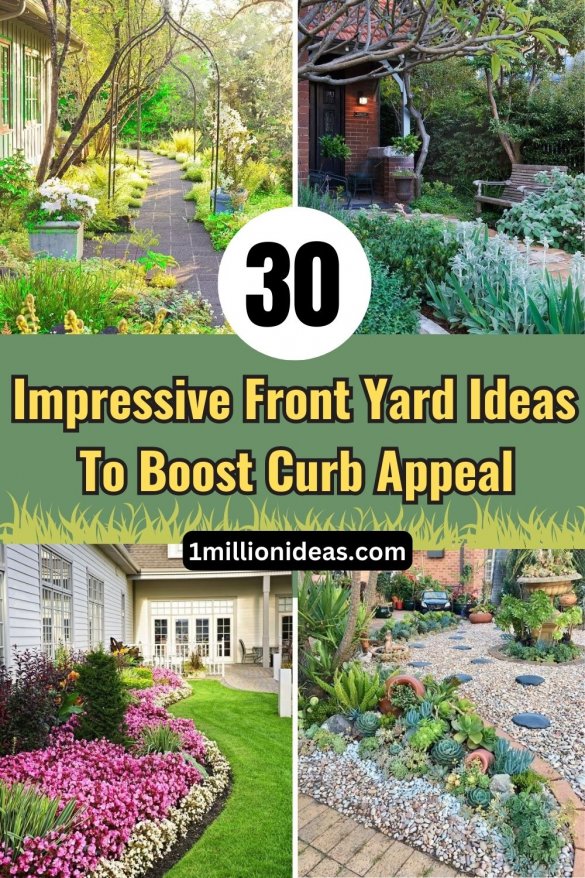 30 Impressive Front Yard Ideas To Boost Curb Appeal