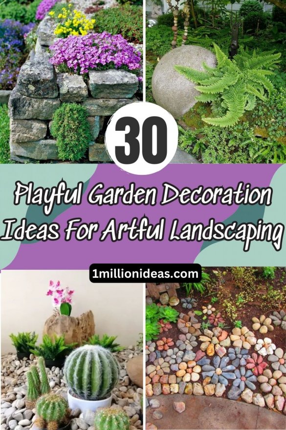 30 Playful Stone Garden Decoration Ideas For Artful Landscaping