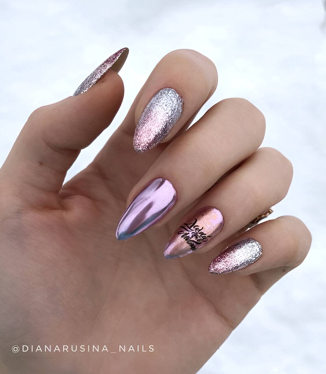 30 Chic Chrome Nail Designs For The Ultimate Glam Look - 211
