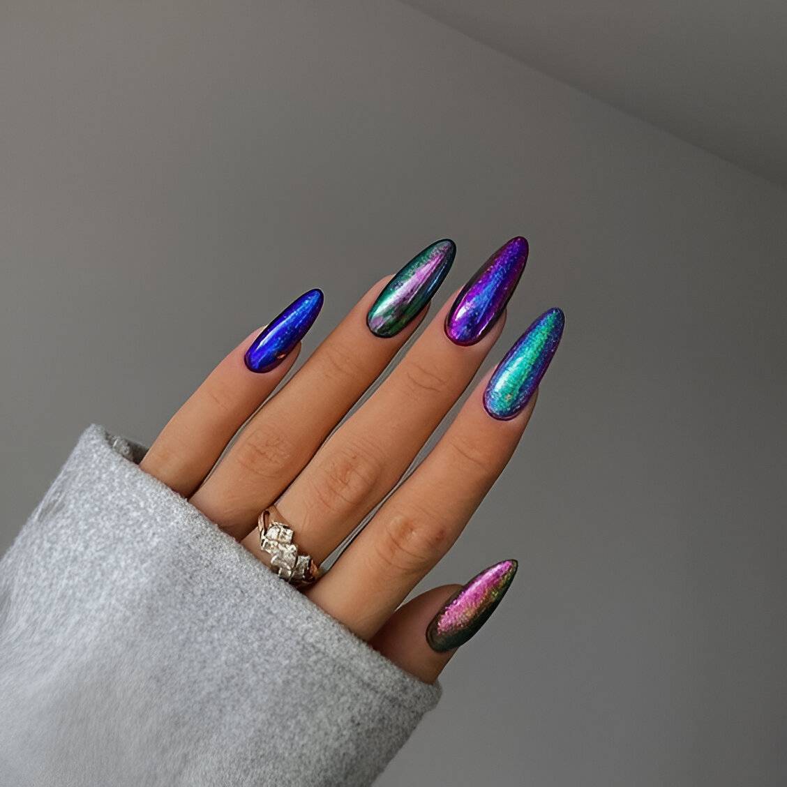 30 Chic Chrome Nail Designs For The Ultimate Glam Look - 241