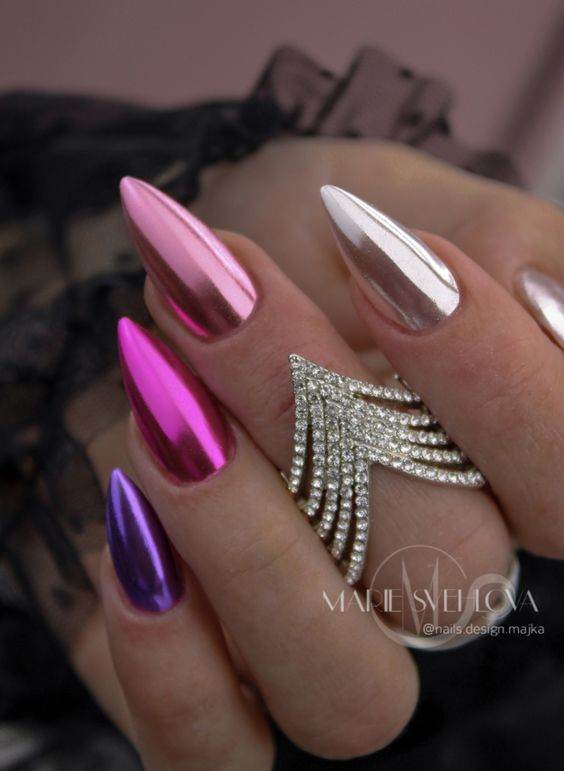 30 Chic Chrome Nail Designs For The Ultimate Glam Look - 243