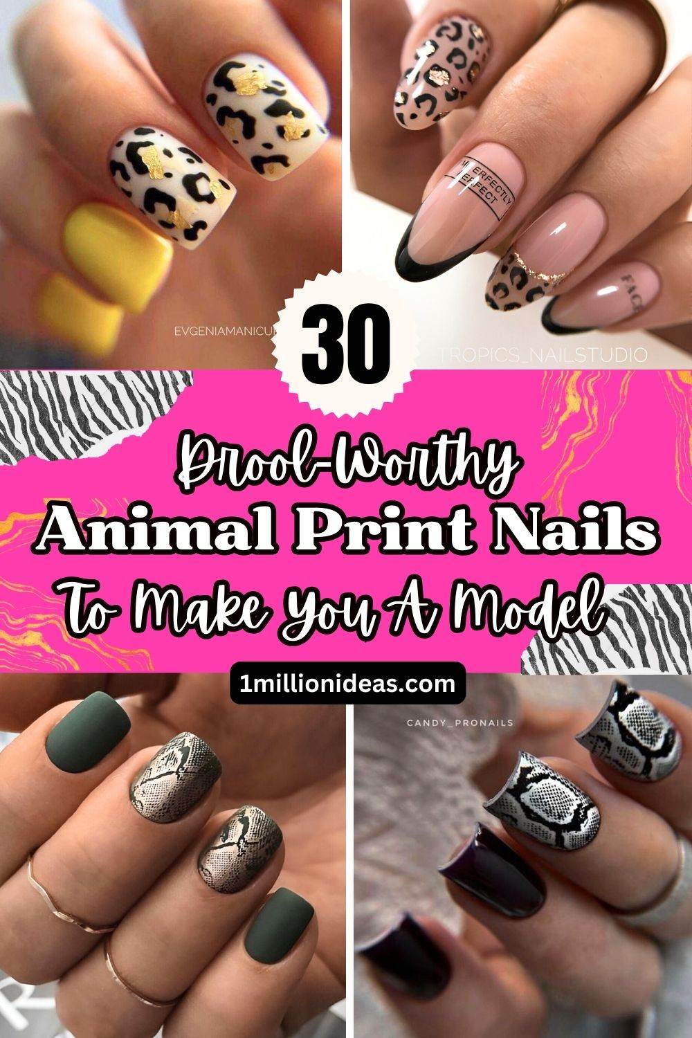 30 Drool-Worthy Animal Print Nail Designs To Make You A Model - 191