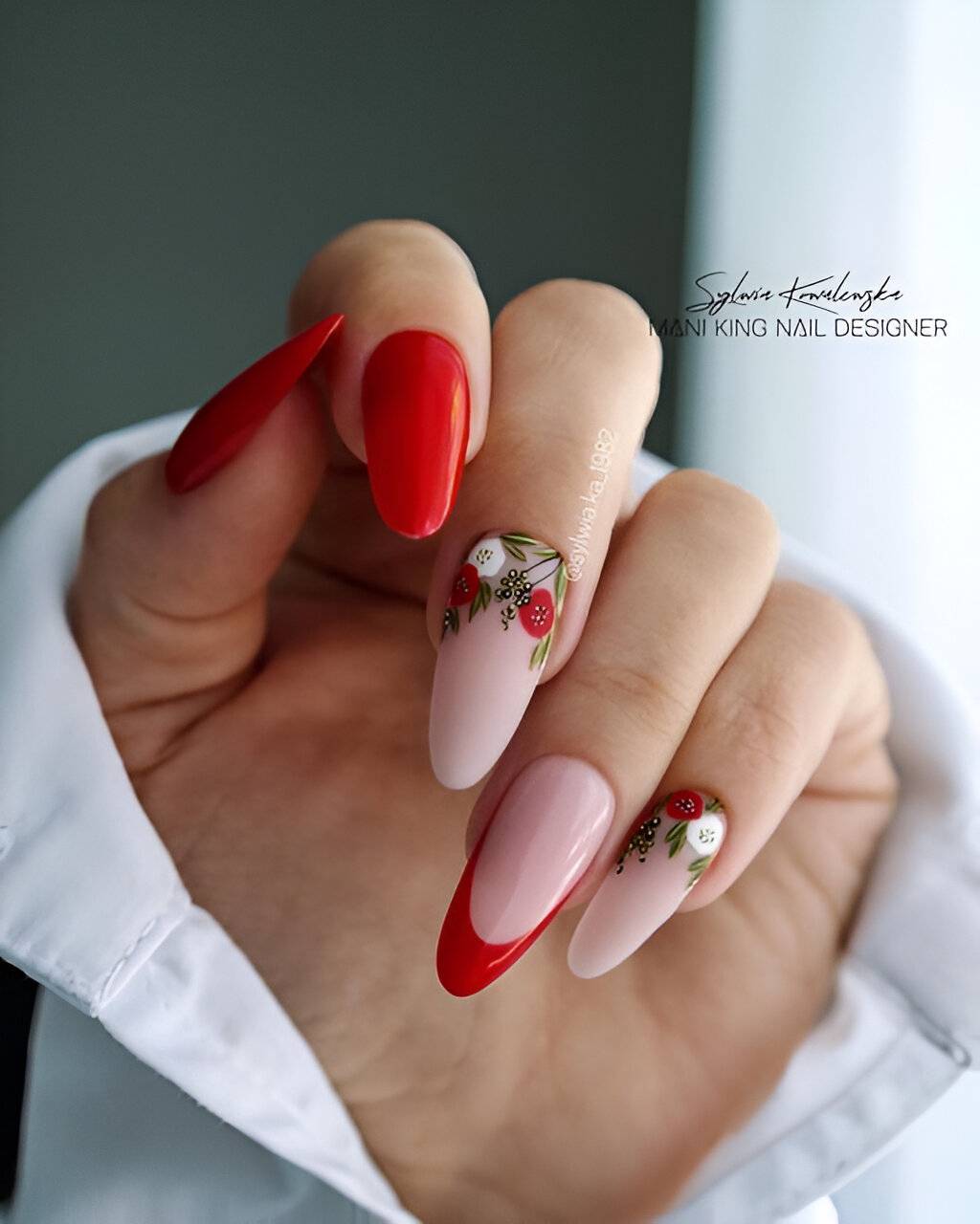 30 Gorgeous Flower Nail Designs No Pretty Girl Should Miss - 235