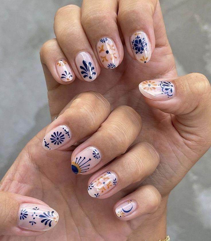30 Gorgeous Flower Nail Designs No Pretty Girl Should Miss - 245