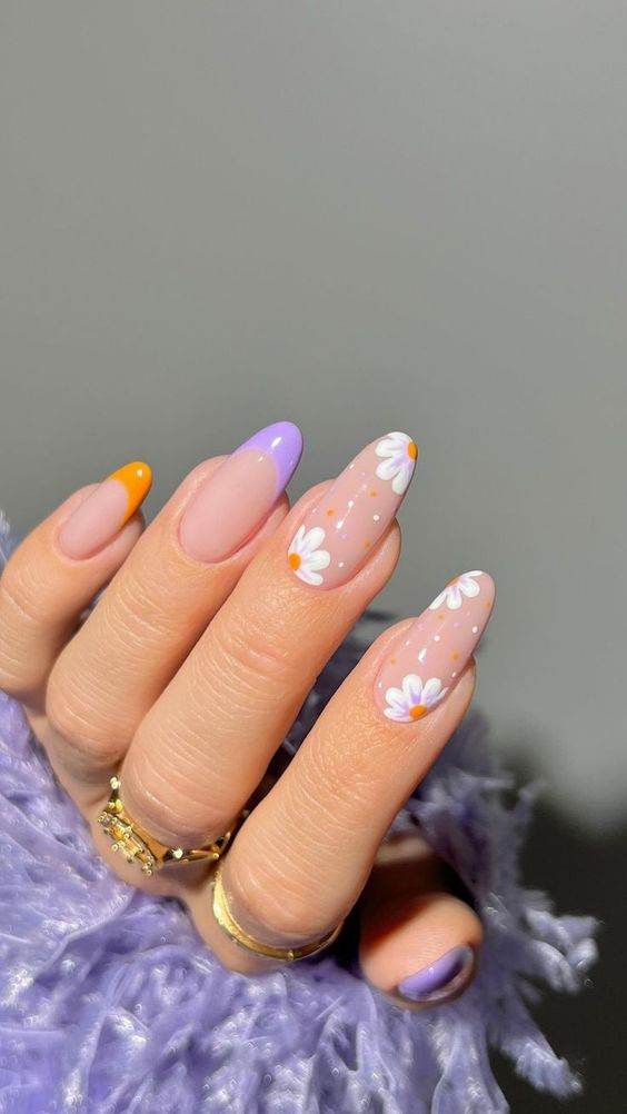 30 Gorgeous Flower Nail Designs No Pretty Girl Should Miss - 249
