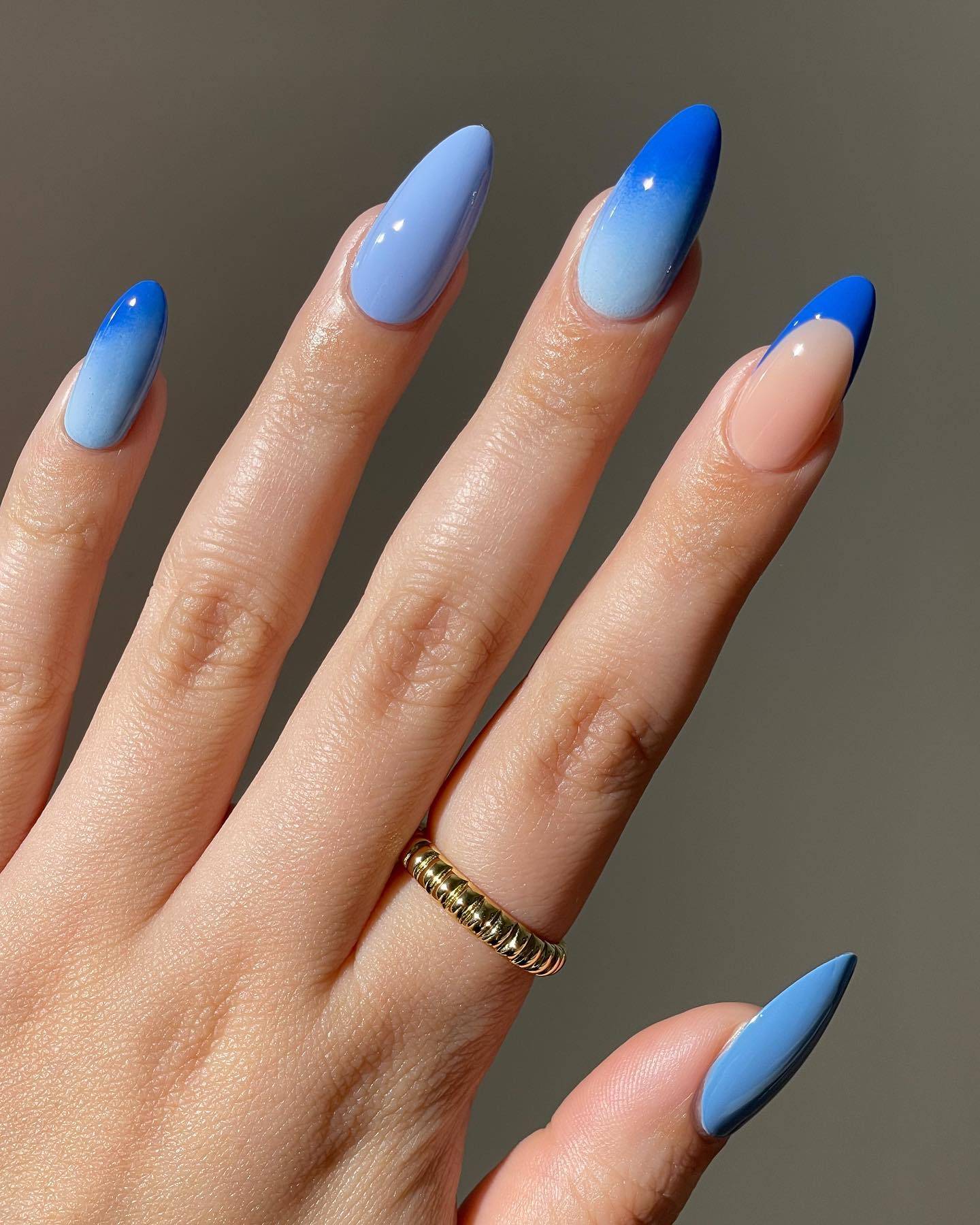 30 Simple But Gorgeous Blue Manis For The Ultimate Chic Vibe - 251