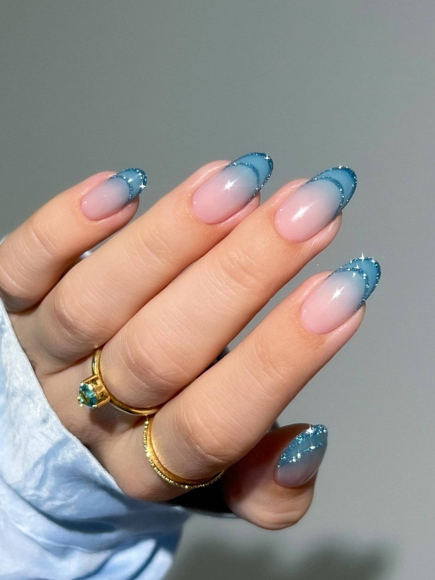 30 Simple But Gorgeous Blue Manis For The Ultimate Chic Vibe - 207