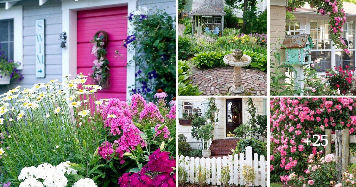 30 Cottage Garden Ideas To Bring Vintage Charm To Your Landscape
