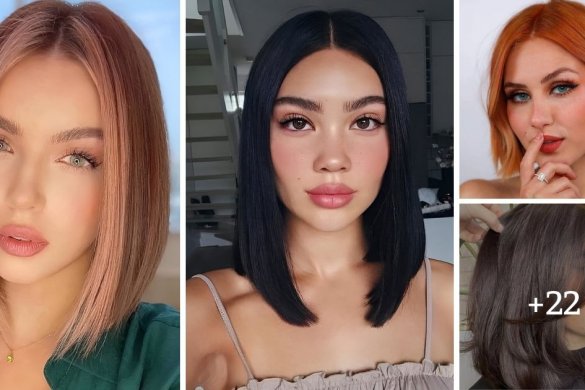 12 Adorable Ideas For Middle Part Bob   69069 585x390 