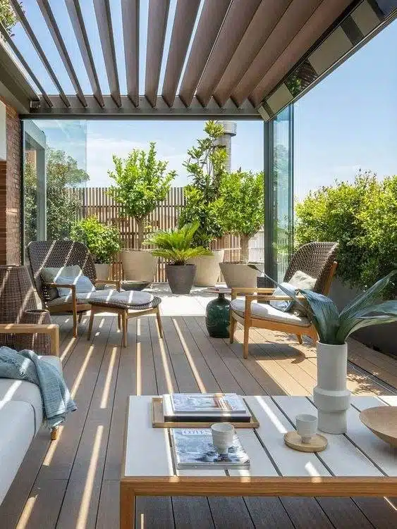 30 ideias de pátios para alcançar o espaço ao ar livre dos seus sonhos - 229