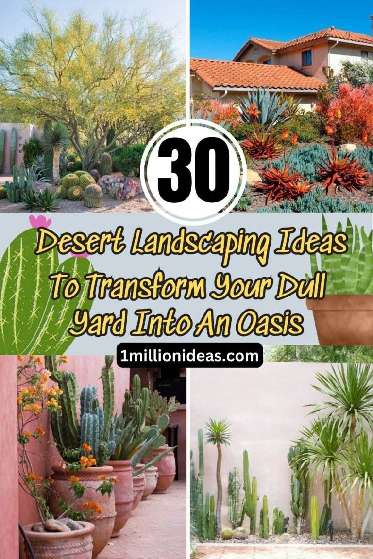 30 Desert Landscaping Ideas To Transform Your Dull Yard Into An Oasis