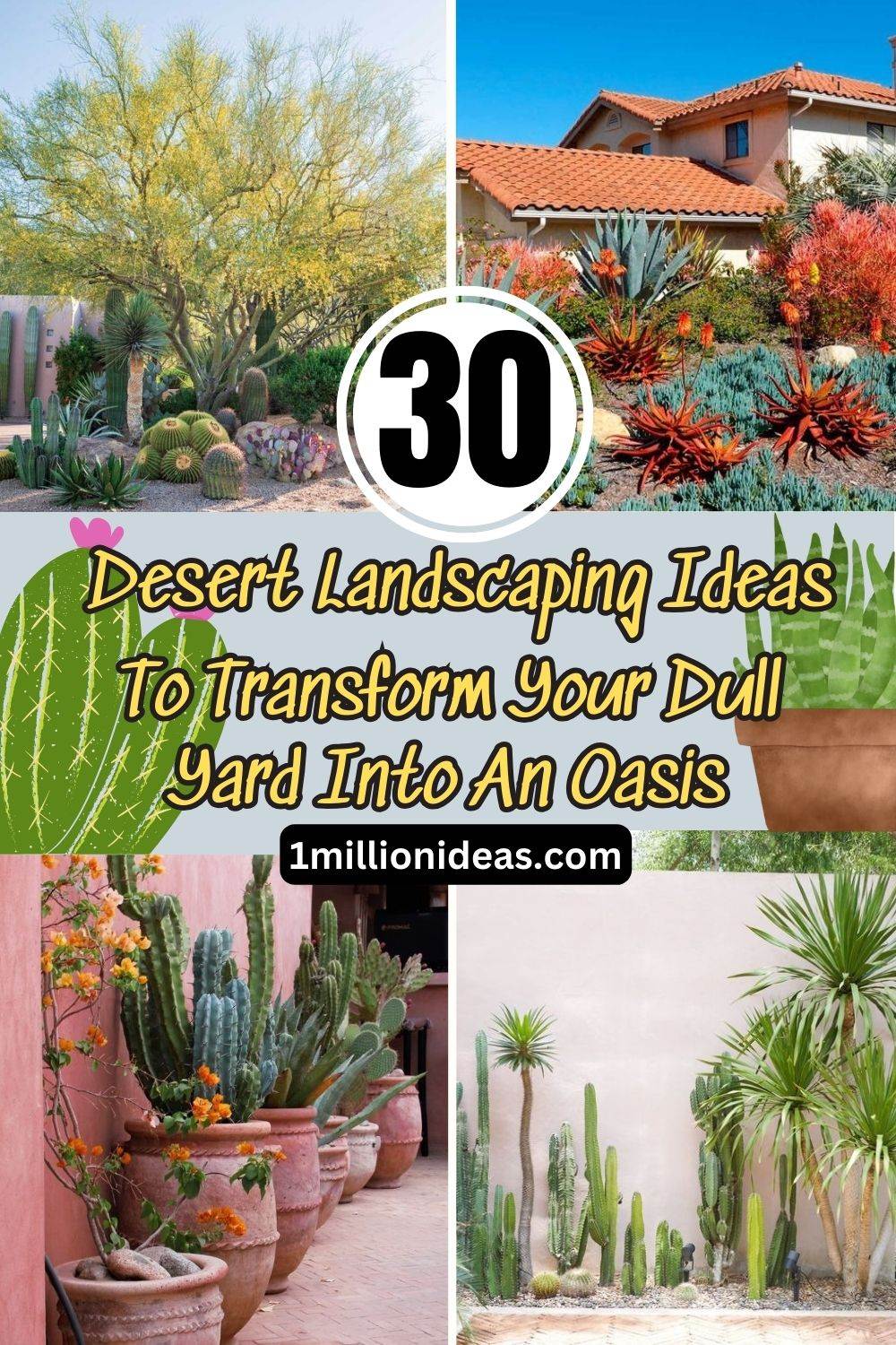 30 Desert Landscaping Ideas To Transform Your Dull Yard Into An Oasis - 191