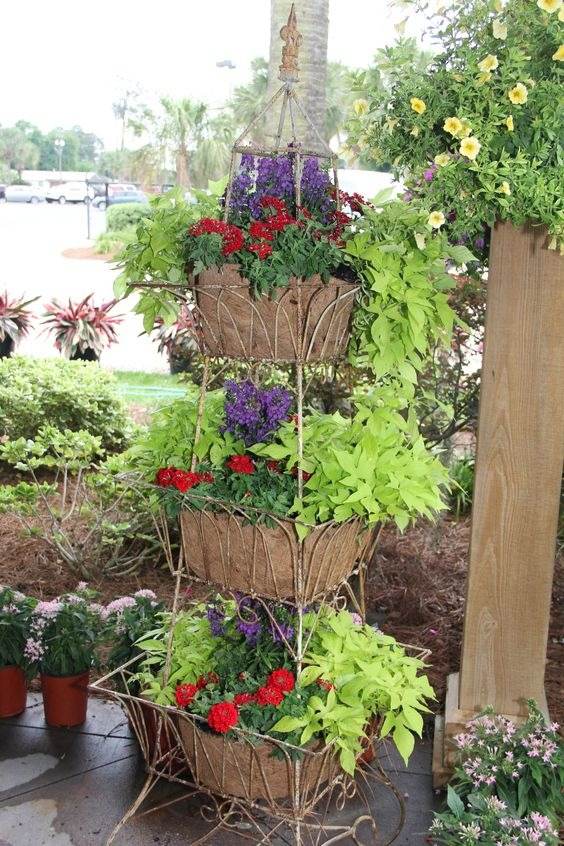 33 Tiered Planter Ideas To Create A Stunning Vertical Garden - 221