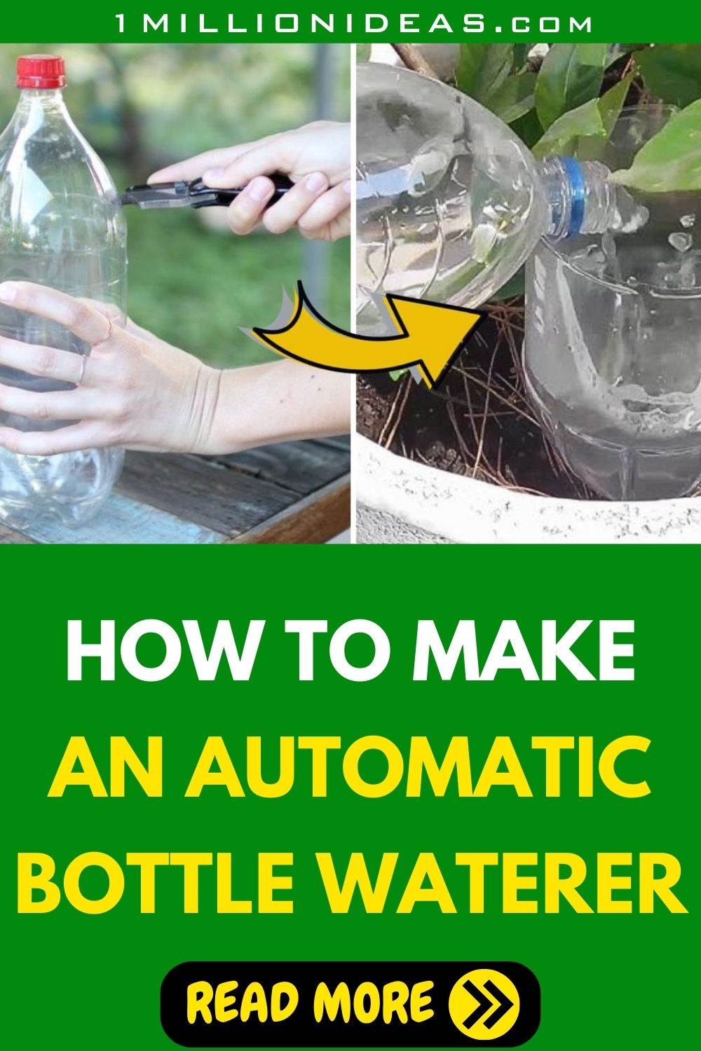 6 Steps To Craft A DIY Automatic Bottle Vegetable Waterer - 89