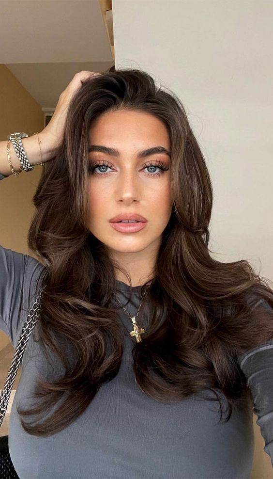 27 Drool-Worthy Dark Brown Hair Colors For Sexy Brunettes 15