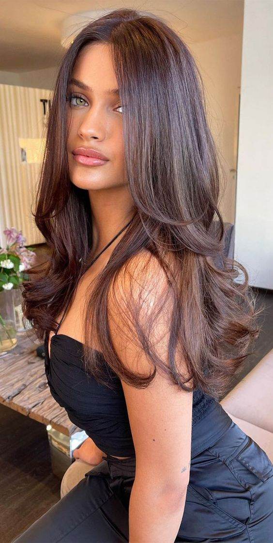 27 Drool-Worthy Dark Brown Hair Colors For Sexy Brunettes 5