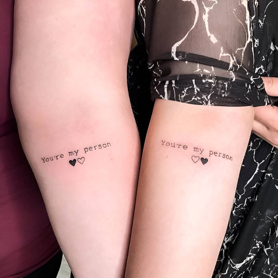 27 Feminine Best Friend Tattoos With The Perfect Elegant Touch 18