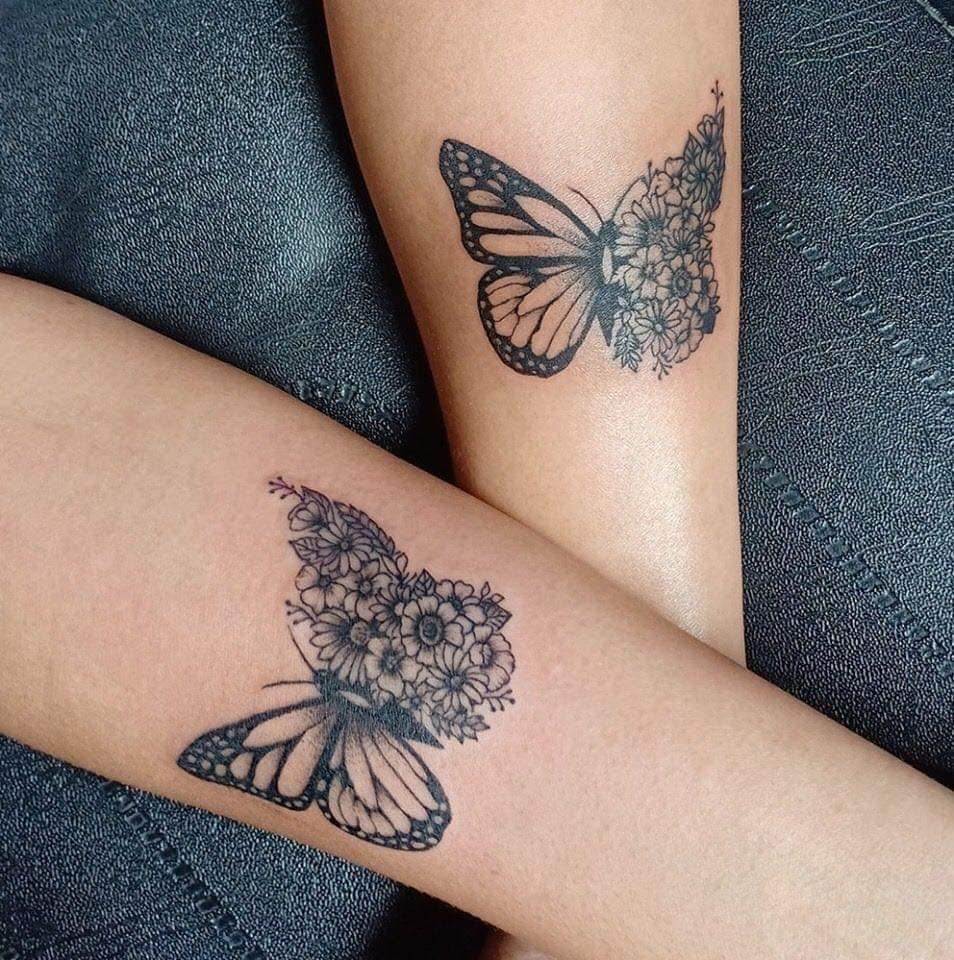27 Feminine Best Friend Tattoos With The Perfect Elegant Touch 8