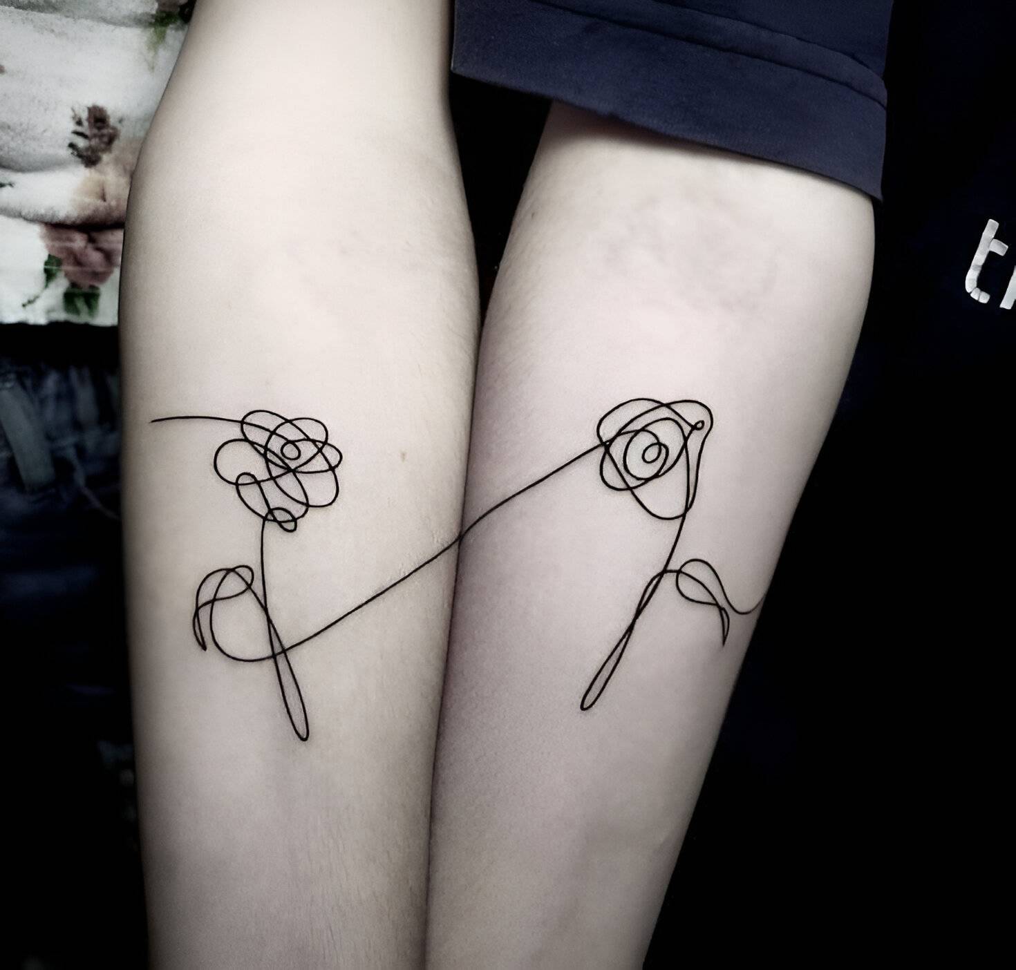 27 Feminine Best Friend Tattoos With The Perfect Elegant Touch 9
