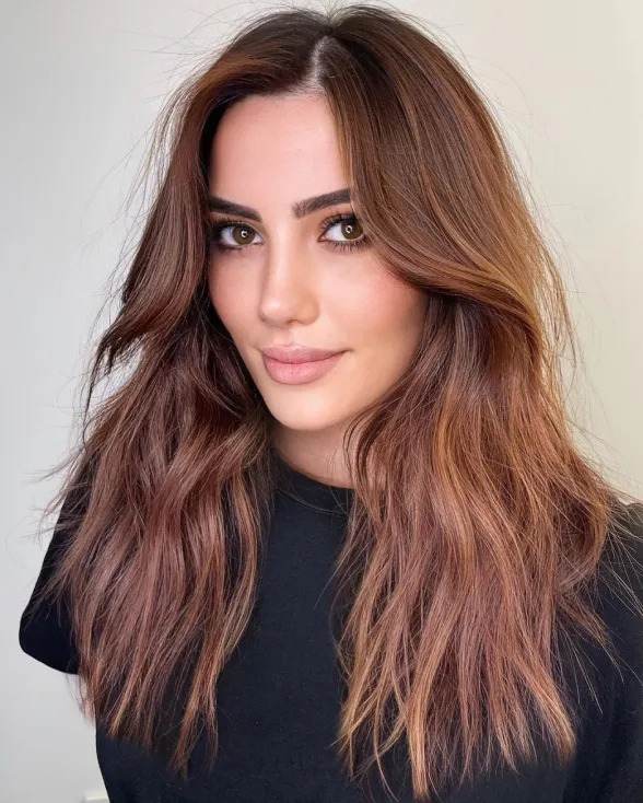 27 Gorgeous Golden Brown Hair Ideas To Make You Stunning Like A Model 9