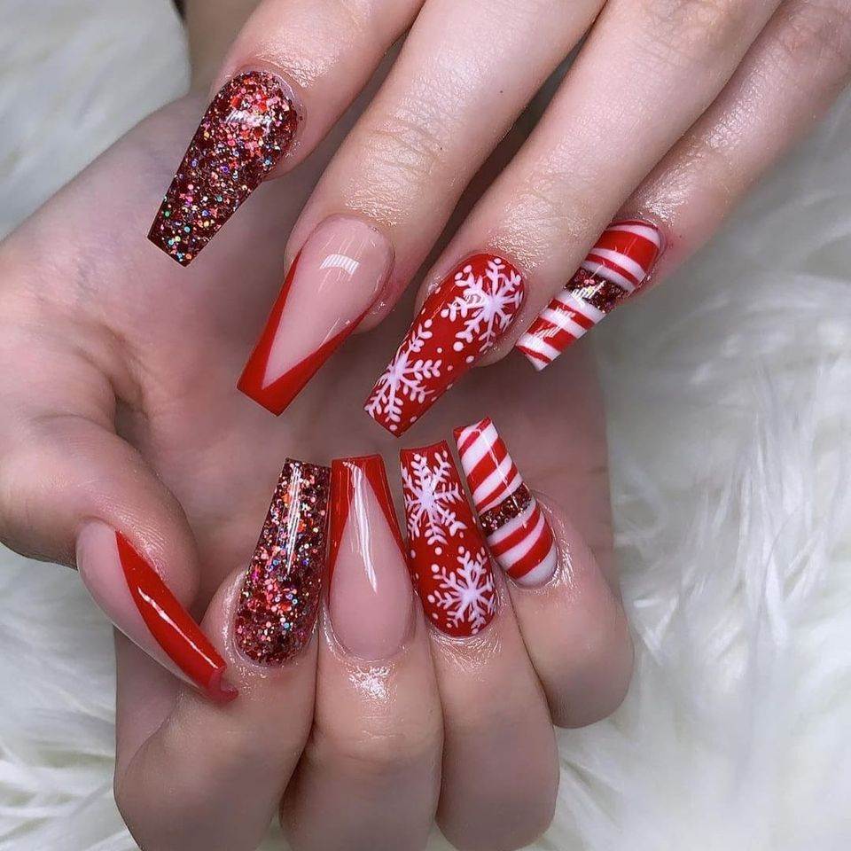 30 Drool-Worthy Red Christmas Nails To Celebrate The Holiday Season 1