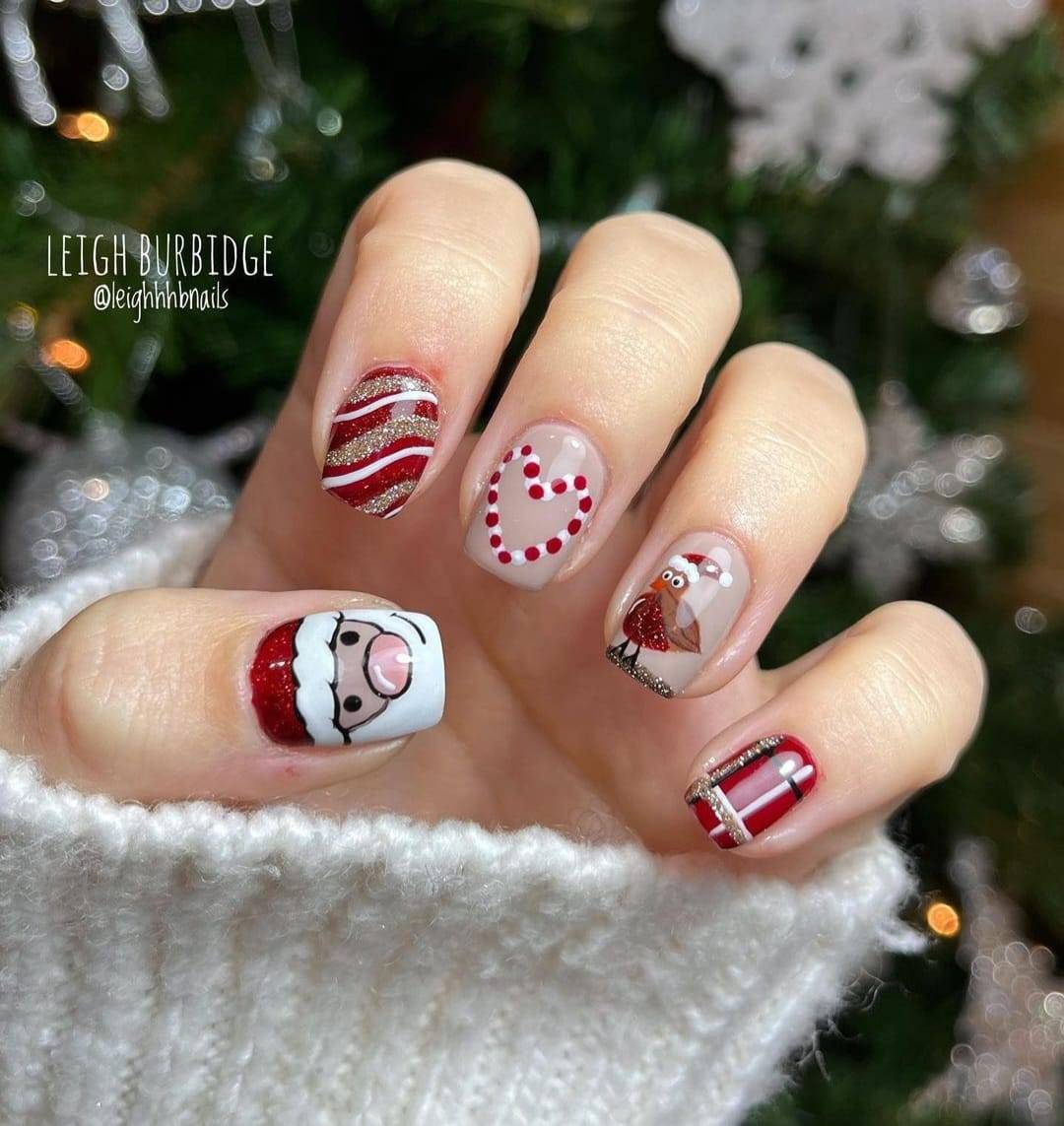 30 Drool-Worthy Red Christmas Nails To Celebrate The Holiday Season 6