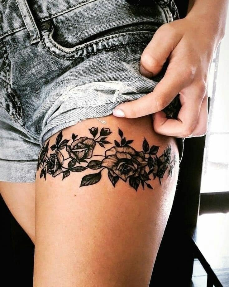 30 Elegant Thigh Tattoos To Level Up Your Sexiness And Charm 10