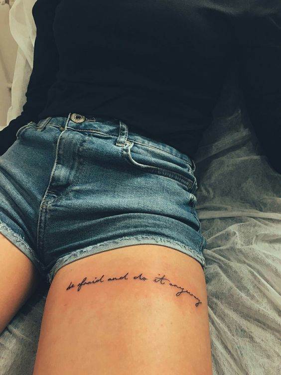 30 Elegant Thigh Tattoos To Level Up Your Sexiness And Charm 4